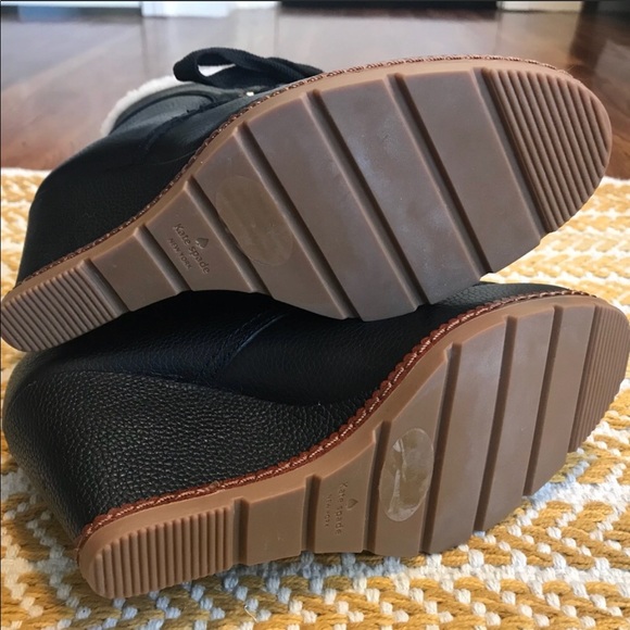 Kate Spade Sandy Wedge Shearling Bootie - Picture 8 of 8